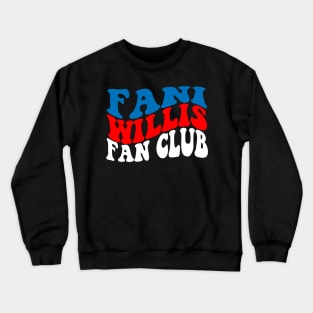 Groovy Retro Fani Willis Fan Club Crewneck Sweatshirt